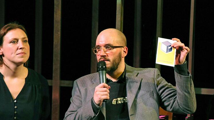 "Refugium Theater" in der Reihe "Freistaat Coburg": Luca Pauer und Thorsten KöhlerFoto: Jochen Berger