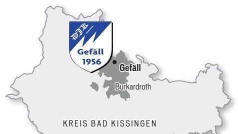 In der Rhön zuhause: die DJK Gefäll.  Grafik: Dagmar Klumb