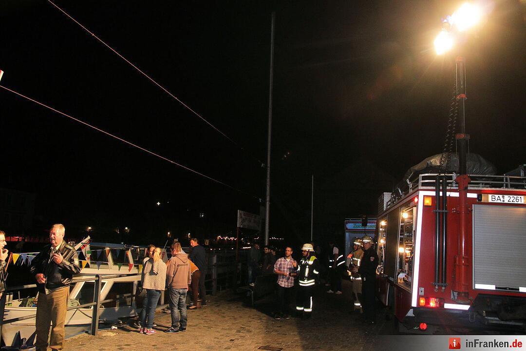 Einsatz auf der Sandkerwa