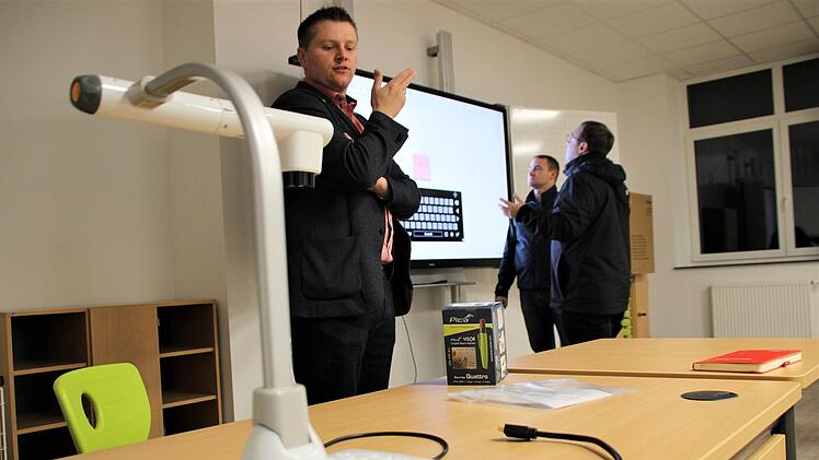Die vier Klassenzimmer in der neuen Grundschule Zeitlofs sind technisch auf dem neuesten Stand. Foto: Julia Raab