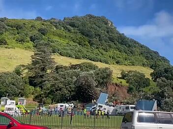 Erdrutsch in Neuseeland