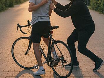 Raubversuch auf Radfahrer