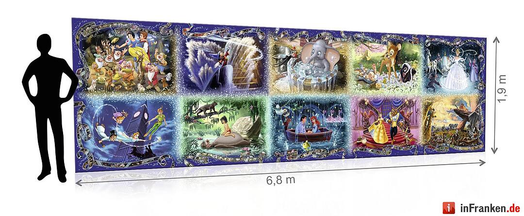 Das größte in Serie gefertigte Puzzle der Welt - Unvergessliche Disney Momente