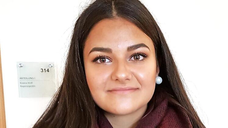 Neue Kreisschülersprecherin der Mittelschulen: Vanessa Frank aus Haßfurt Foto: Günther Geiling