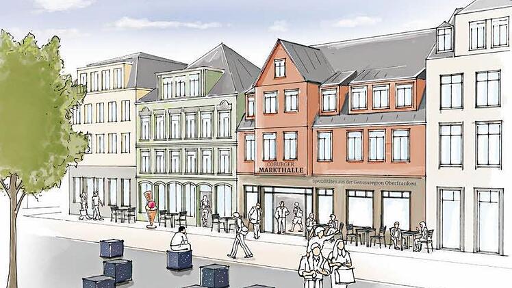 So soll die Markthalle am Albertsplatz von außen aussehen. Foto: privat