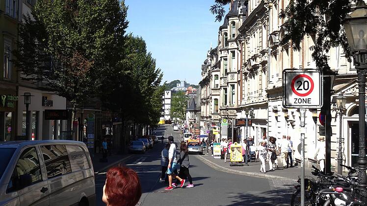 Mohrenstraße in Coburg um 12 UhrFoto: Jochen Berger