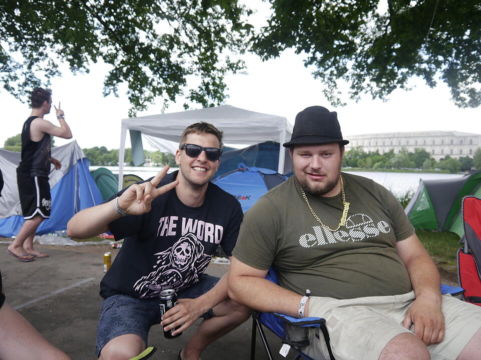 Zweiter Tag bei Rock im Park: Was geht auf dem Zeltplatz ab?