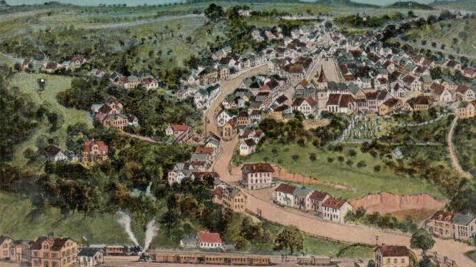 Eine Postkarte von 1913 Foto: Sammlung G. Klebes