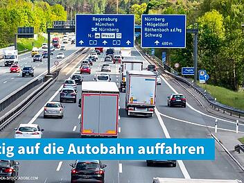 Fr&auml;nkische Polizei erkl&auml;rt: So f&auml;hrt man richtig auf die Autobahn