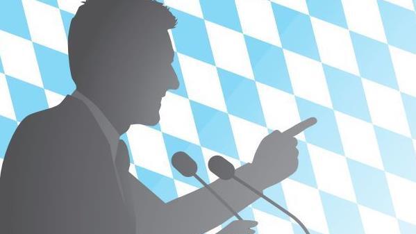 Der Worte sind nie genug gewechselt - Forchheims Politiker und der politische Aschermittwoch.Grafik: Dagmar Klumb