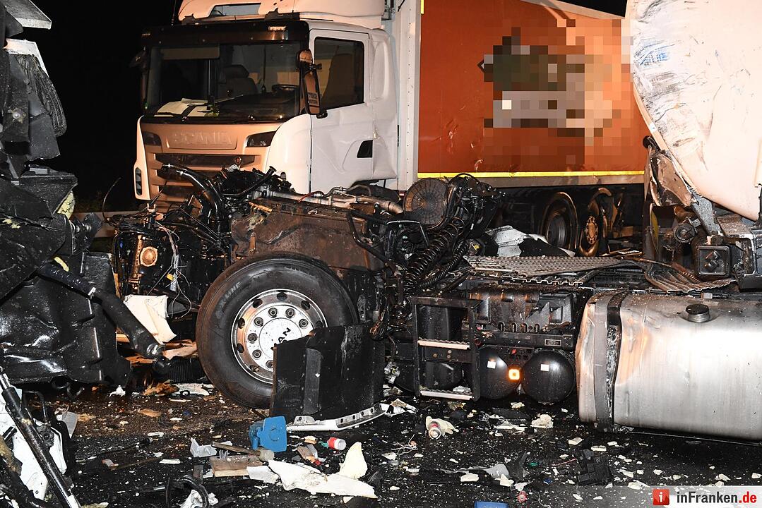 Schwerer Unfall auf A70 bei Bamberg