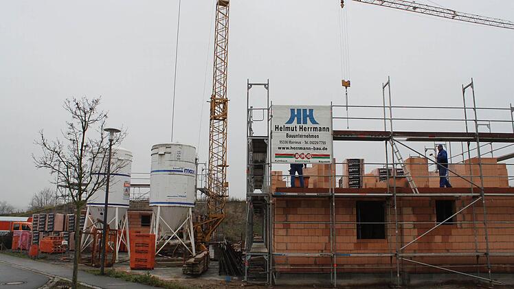 Blick auf die Baustelle.