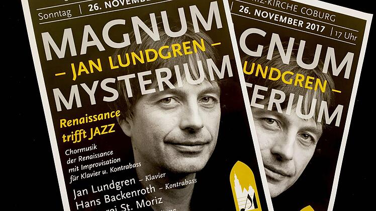 Jazz trifft Renaissancemusik bei einem Konzert am Sonntag, 26. November, in der Coburger Morizkirche.Foto: Jochen Berger
