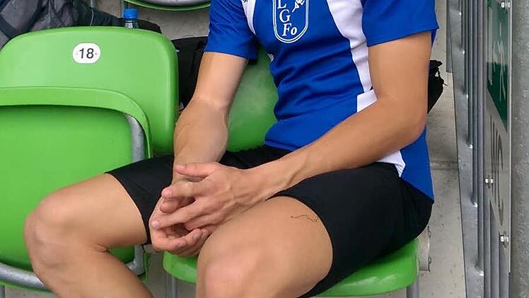 Gut lachen hat Dominik Eckner, der sich im Weitsprung für die Bayerische qualifizierte.