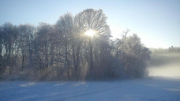Sonnenaufgang bei Thuisbrunn. Foto: Frank Hofmann