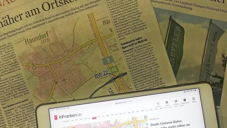 Die Frage der Mediennutzung spielt bei der Umfrage ebenfalls eine wichtige Rolle, Tageszeitung oder Tablet lautet an dieser Stelle die Frage.  Fotos: Busch(2)/privat(1)