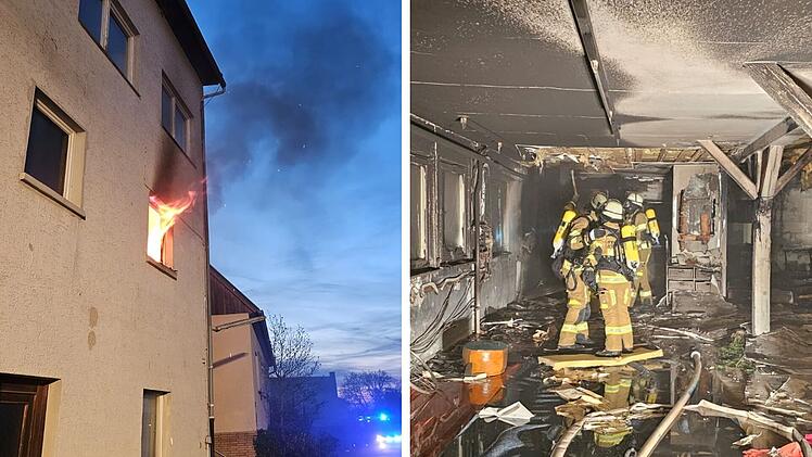 Mitwitz: Industriegebäude in Flammen - mehrere Feuerwehren im Einsatz