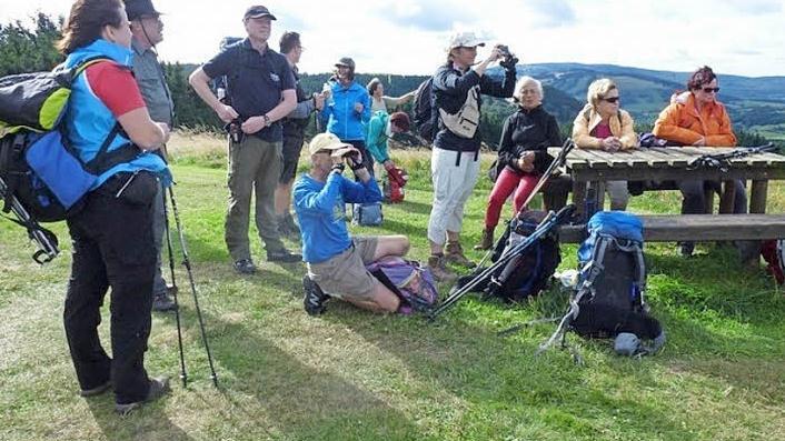 Prachtvolle Ausblicke boten sich den Wanderern des Rhönklubs Bad Kissingen  Foto: Rhönklub