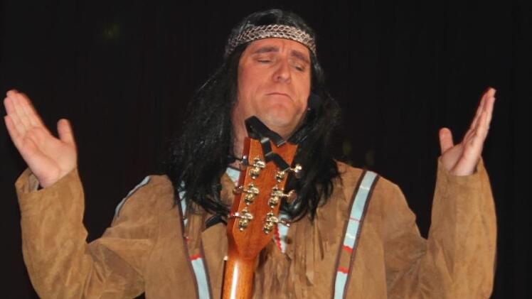 Martin Panzer spielte den  Winnetou. Foto: Veronika Schadeck