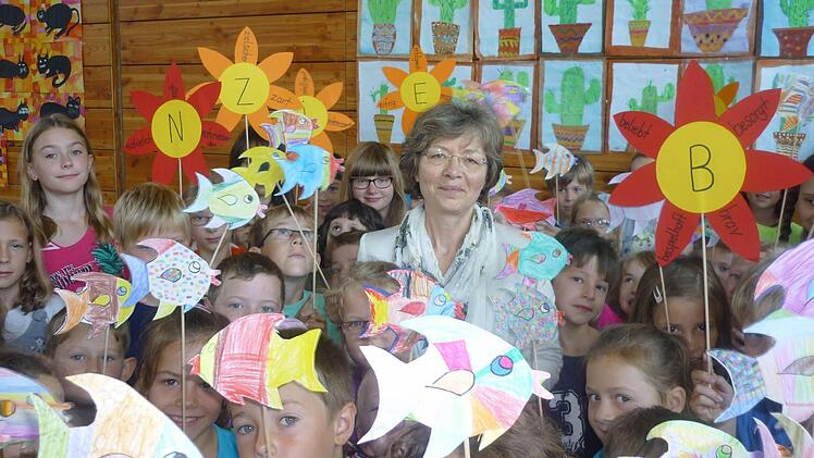 Anita Belz bei der Verabschiedung in Dittlofsroda. Fotos: Gerd Schaar
