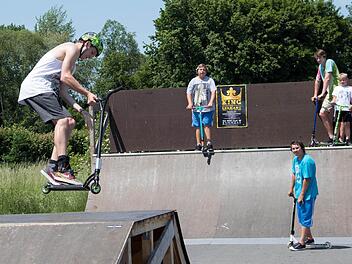 Ein voller Erfolg war der erste Skate- und Scooter-Contest auf der Skateranlage in Redwitz.