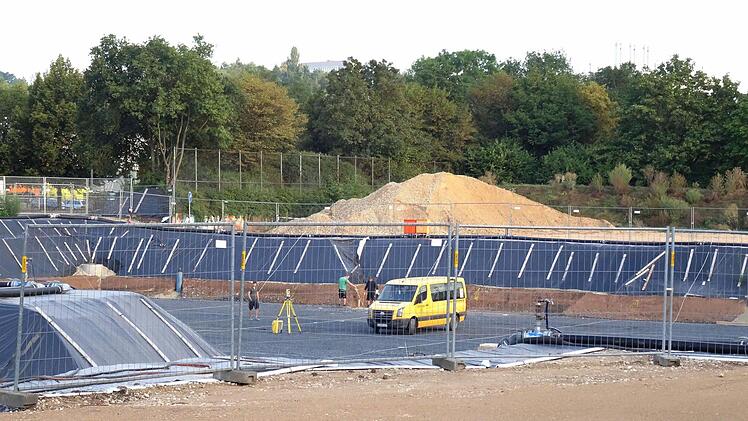 Die Baustelle auf dem Anger.Foto: Jochen Berger