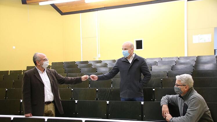 Im Hörsaal des BBZ. Foto: Thomas Malz