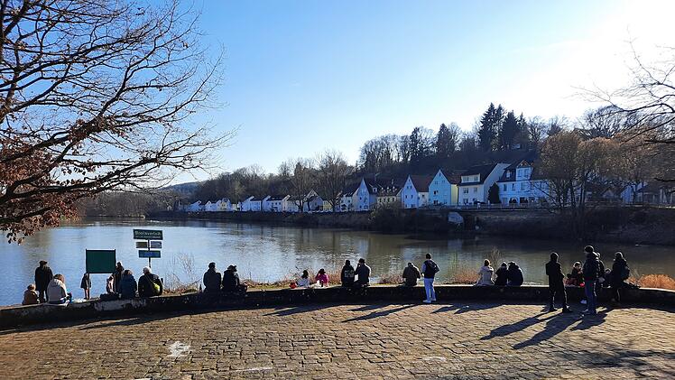 Bamberg Hain Blick auf Bug