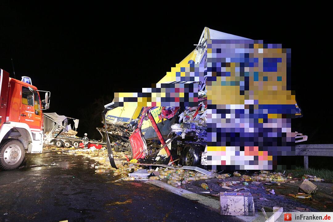 Lkw-Unfall auf A3: Vollsperrung