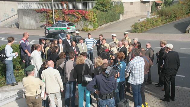 Beim Indizienprozess gab es ein Treffen des Gerichtes an der Erlanger Tiefgarage. Foto: Michael Busch