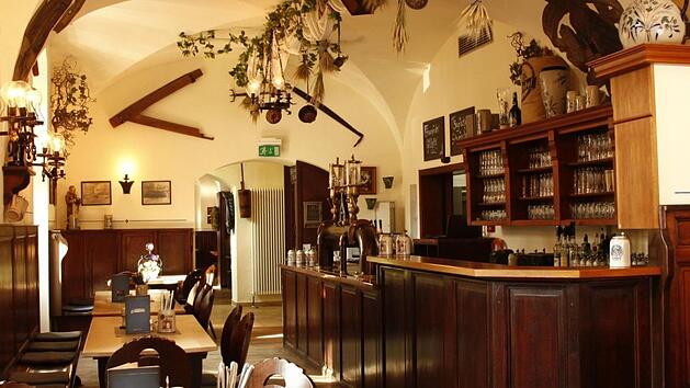 In der Gaststube des Mönchshof-Bräuhauses in der Blaich fließt - nach fast zwei Jahren Leerstand - bald wieder Bier aus den Zapfhähnen.  Foto: Kulmbacher Brauerei