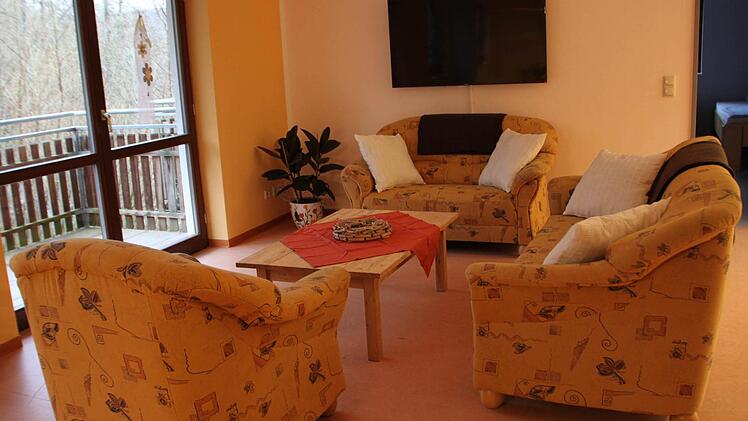 Tagespflege der Awo in Bad Brückenau: Aufenthaltsraum. Foto: Ulrike Müller