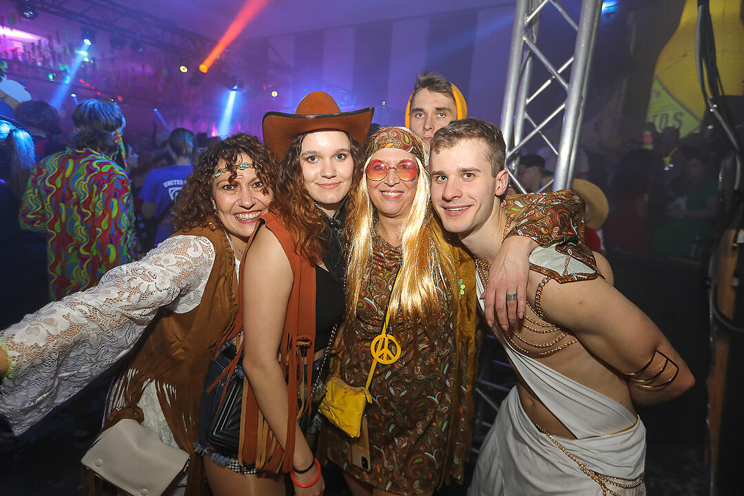 Beste Partystimmung in der Stadthalle