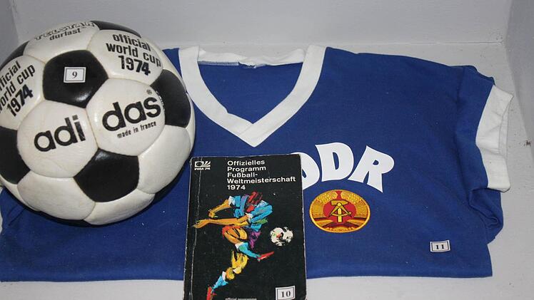 In den Dioramen gibt es zahlreiche Originaltrikots der Weltmeisterschaften zu sehen.