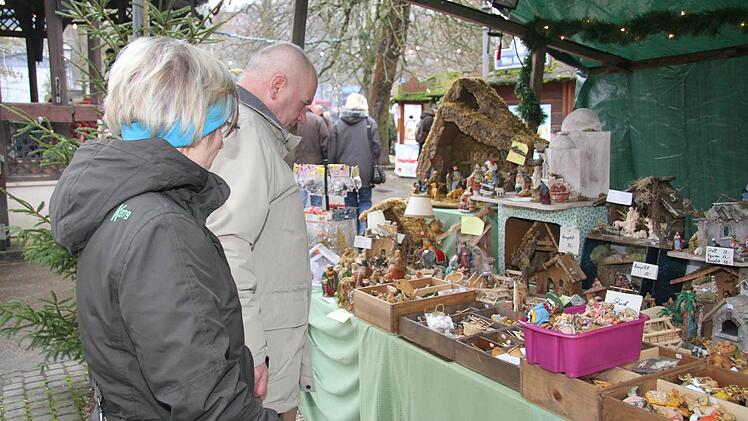 Schön anzusehen waren auch die Krippenstände