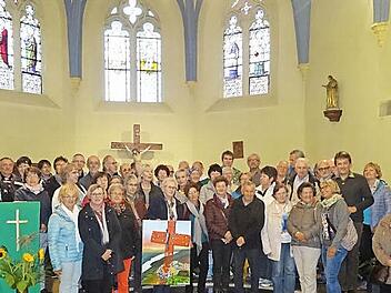 Die Pilgergruppe aus den Kreisen Forchheim und Erlangen-Höchstadt in Frankreich Foto: privat
