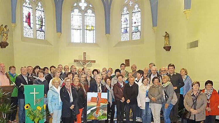 Die Pilgergruppe aus den Kreisen Forchheim und Erlangen-Höchstadt in Frankreich Foto: privat