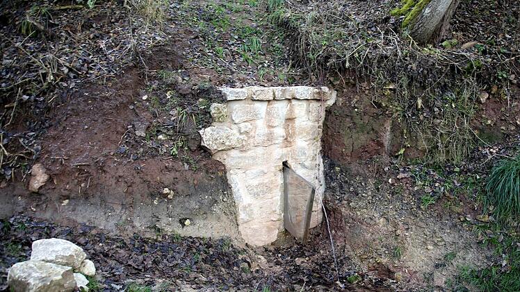 Sie ist das neueste Projekt der Stiftung "Dorfgemeinschaft 1150 Jahre Gemünda": die Quelle an der Heiligenleite, unweit der beliebten Kapelle. Foto: Bettina Knauth