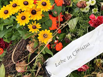 Das Grab des Opfers nach der Exhumierung. Foto: FT-Archiv