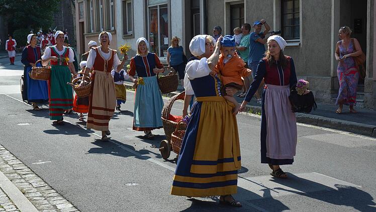 Ein letztes Mal in diesem Jahr wurde das Münnerstädter Heimatspiel aufgeführt. Foto: Björn Hein