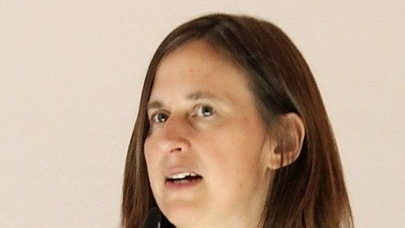 Poetikvorlesungen als Selbstbefragung: Kathrin Röggla in der Bamberger Universität Foto: Rudolf Görtler