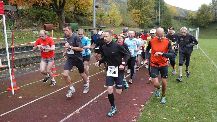 Start des Hauptlaufs.