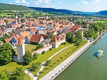 Die mittelalterliche Stadt Berching im Landkreis Neumarkt ist einen Besuch wert.