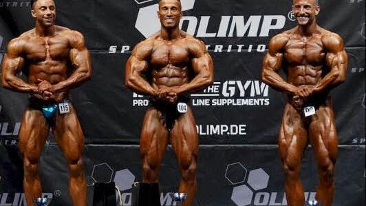 Bei der Deutschen Meisterschaft belegte Michael Schirmer (rechts) den dritten Platz hinter Hamed Sultani (Mitte) und Dennis van Bömmel.