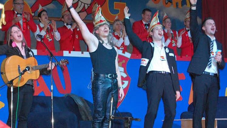 Die Hüttels (von links): Beate Hein, Matthias Hüttl, Kevin Voll und Christoph Hüttl