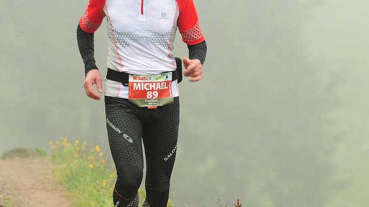 Der Ludwigschorgaster Michael Kraus bei einem seiner Ultraläufe. Foto: privat