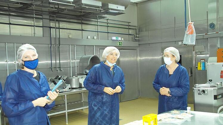 Die Ministerin zu Gast im Max-Rubner-Institut. Foto: privat