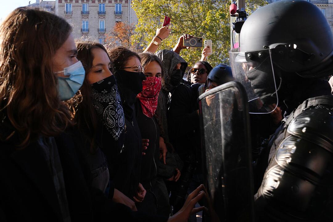 Schulproteste in Frankreich