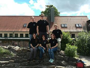 Die Neustadter Gruppe ist die erste Mannschaft des Roten Kreuzes aus der Bayerischen Puppenstadt, die es zum Landesentscheid geschafft hat (von links): Alexander Lösch, Christin Pukowski, Jan Wiedemann, Jennifer Barnickel, Verena-Jessica Curth, Christopher Curth. Fotos: BRK