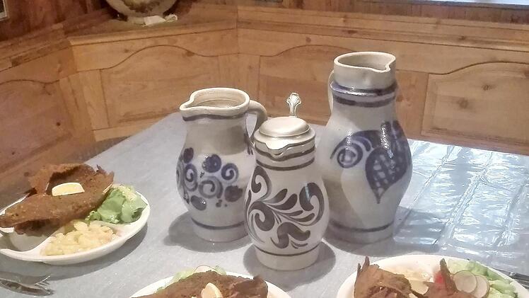 Die Karpfen wurden gemütlich zum eigenen Kellerbier genossen.